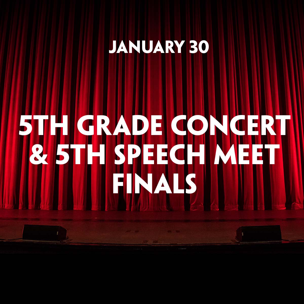 5th Grade Concert & Speech Meet Finals