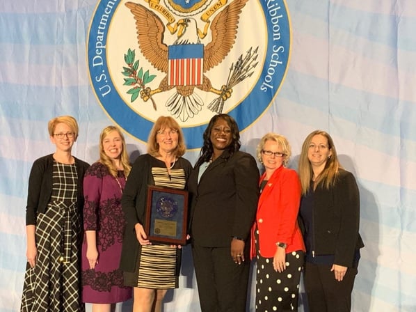 NCA is Presented with National Blue Ribbon Award in Washington DC